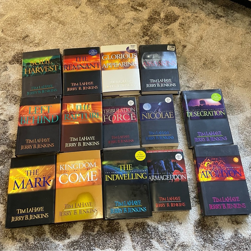 Collection of Tim LaHaye & Jerry B. Jenkins Left Behind Series - Multi Color